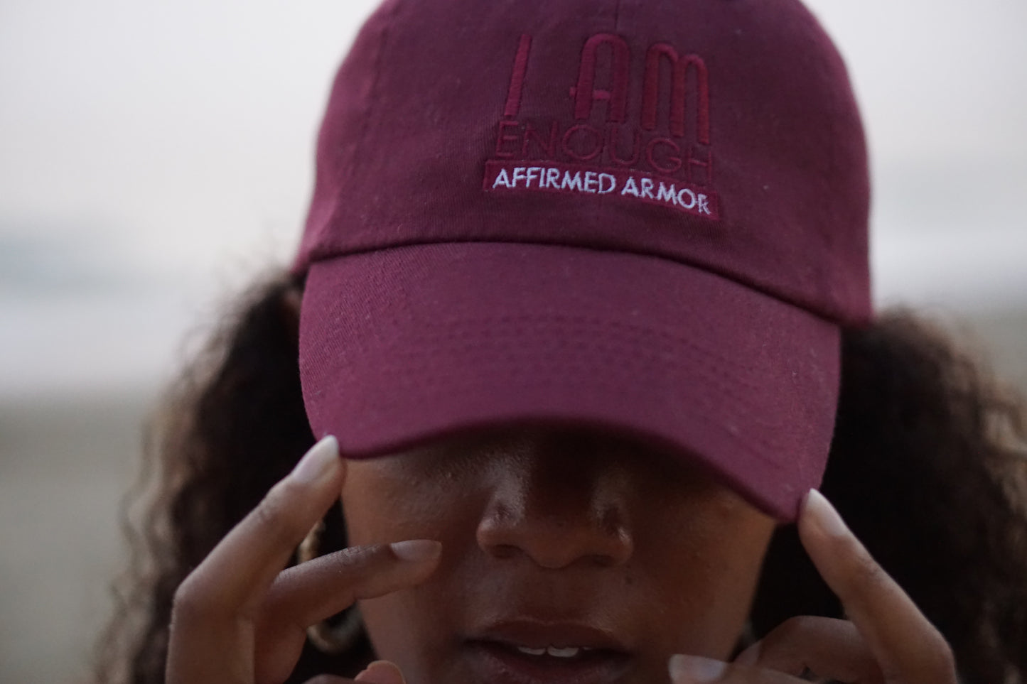 I AM ENOUGH Dad Cap**BOLD** image 0